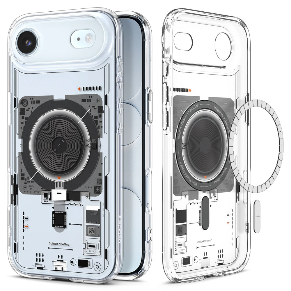 MagSafe cover til Apple iPhone 17 Air, Spigen, Ultra Hybrid Neo One, Gennemsigtig