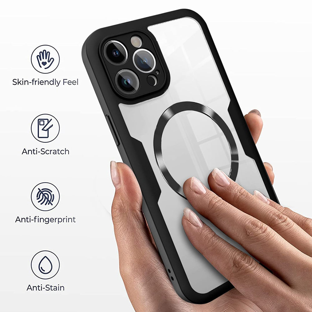 MagSafe cover til Apple iPhone 17 Air, Techsuit, ColorVerse 360, Sort