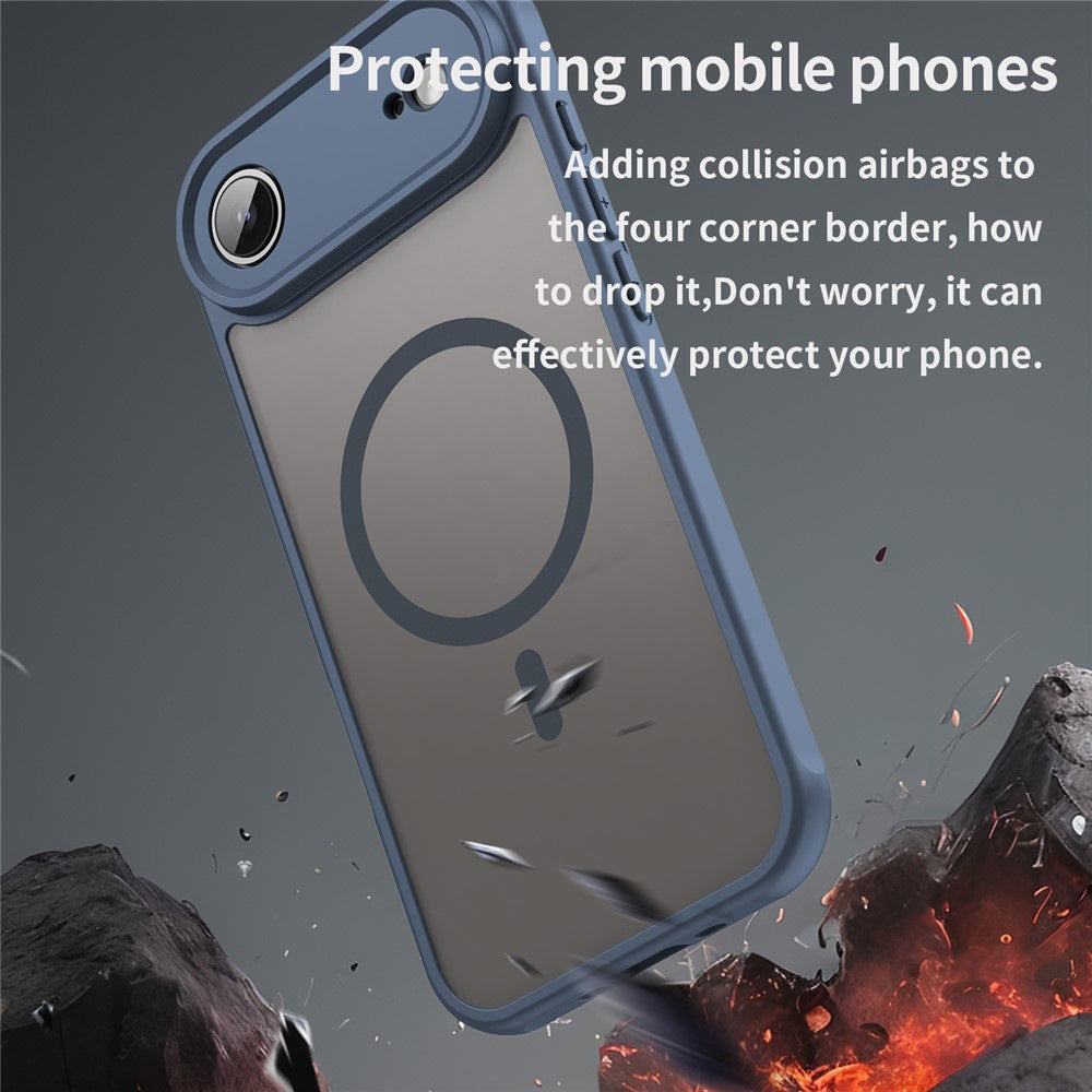 MagSafe cover til Apple iPhone 17 Air, Techsuit, HaloFrost II, Marineblå