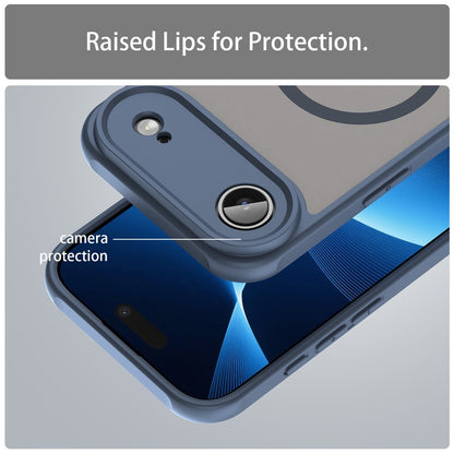 MagSafe cover til Apple iPhone 17 Air, Techsuit, HaloFrost II, Marineblå