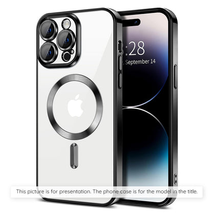 MagSafe cover til Apple iPhone 17 Air, Techsuit, Luxury Crystal, Sort