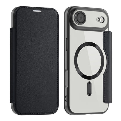 MagSafe cover til Apple iPhone 17 Air, Techsuit, SmartMag Book, Sort