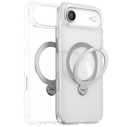 MagSafe cover til Apple iPhone 17 Air, Torras, Ostand Spin, Gennemsigtig