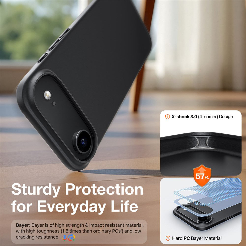 MagSafe cover til Apple iPhone 17 Air, Torras, SlimFit, Sort