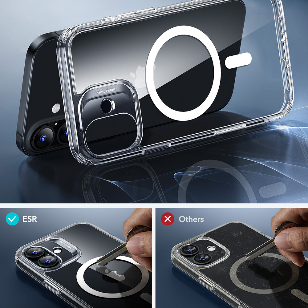 MagSafe cover til Apple iPhone 17, ESR, Classic Hybrid, Transparent