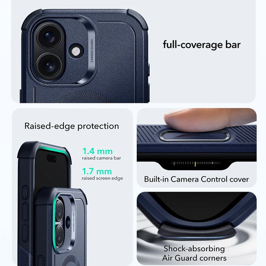 MagSafe cover til Apple iPhone 17, ESR, Cyber, Blå