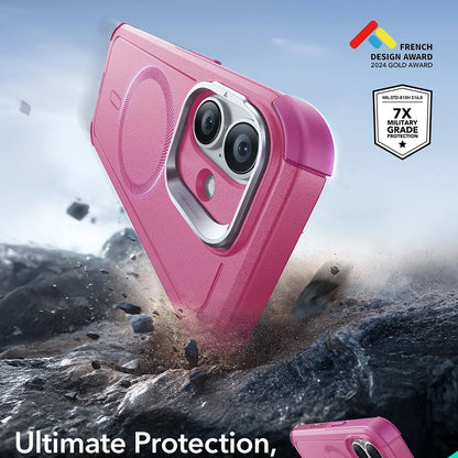 MagSafe cover til Apple iPhone 17, ESR, Cyber Armor Kickstand, Pink