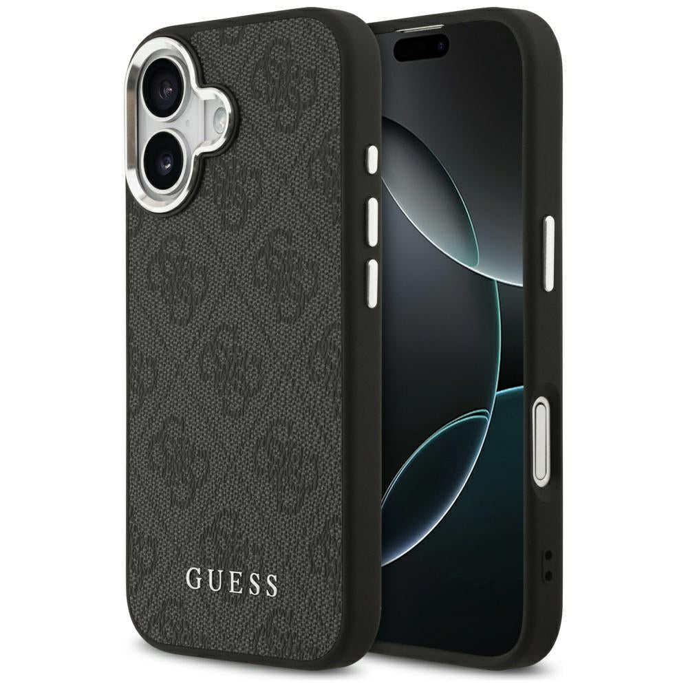 MagSafe cover til Apple iPhone 17, Guess, 4G Classic Logo, Sort