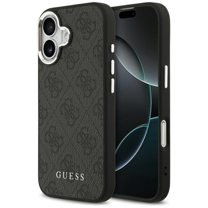 MagSafe cover til Apple iPhone 17, Guess, 4G Classic Logo, Sort