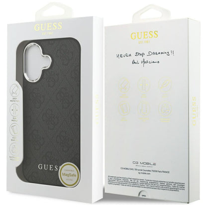 MagSafe cover til Apple iPhone 17, Guess, 4G Classic Logo, Sort