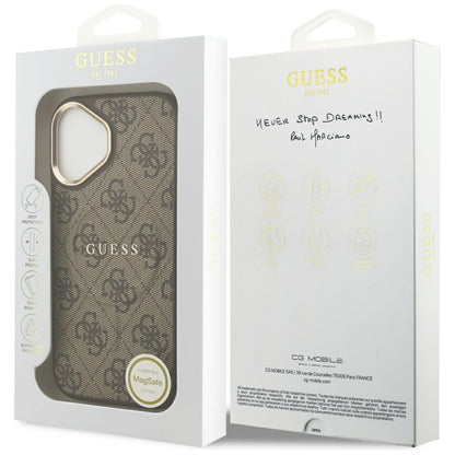 MagSafe cover til Apple iPhone 17, Guess, 4G Classic, Brun