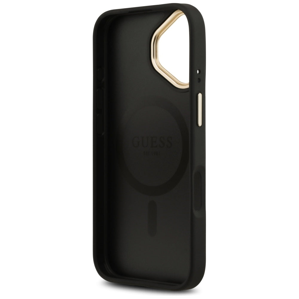 MagSafe cover til Apple iPhone 17, Guess, 4G Classic, Sort