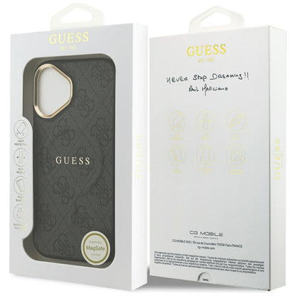 MagSafe cover til Apple iPhone 17, Guess, 4G Classic, Sort