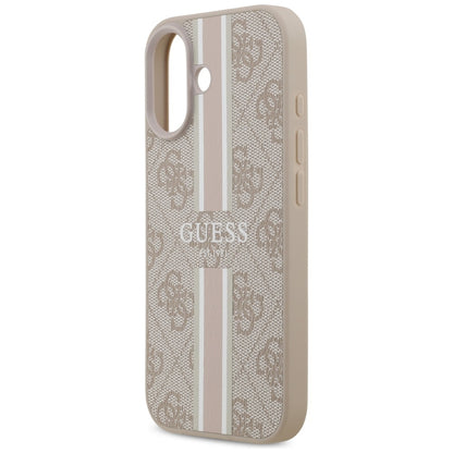 MagSafe cover til Apple iPhone 17, Guess, 4G Printed Stripes, Pink
