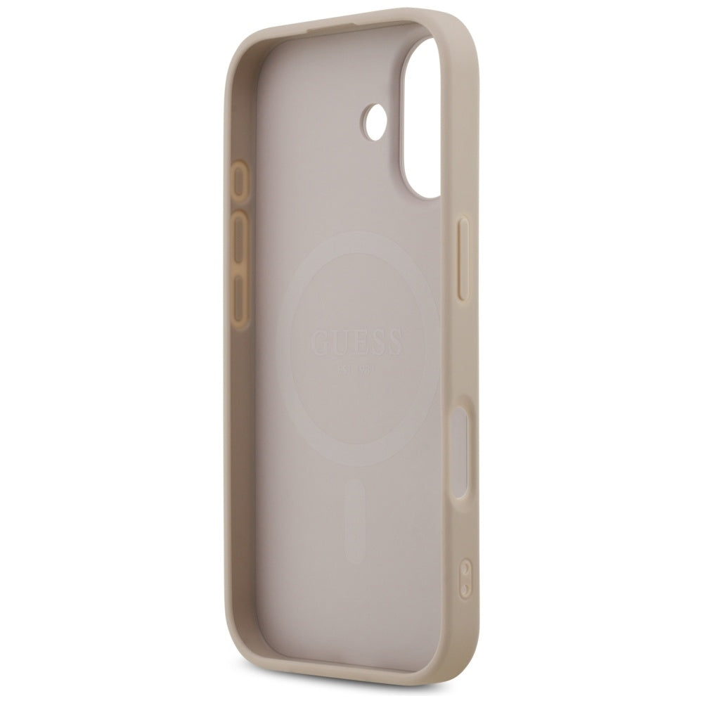 MagSafe cover til Apple iPhone 17, Guess, 4G Printed Stripes, Pink