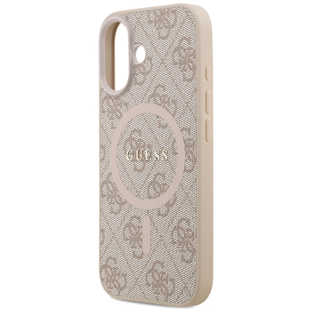 MagSafe cover til Apple iPhone 17, Guess, 4G Ring Classic Logo, Pink