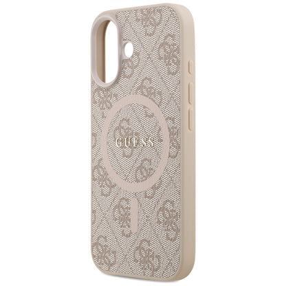 MagSafe cover til Apple iPhone 17, Guess, 4G Ring Classic Logo, Pink