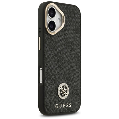 MagSafe cover til Apple iPhone 17, Guess, 4G Strass Logo, Sort