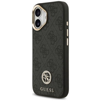 MagSafe cover til Apple iPhone 17, Guess, 4G Strass Logo, Sort