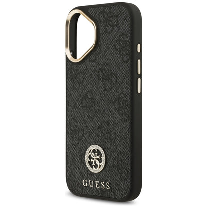 MagSafe cover til Apple iPhone 17, Guess, 4G Strass Logo, Sort