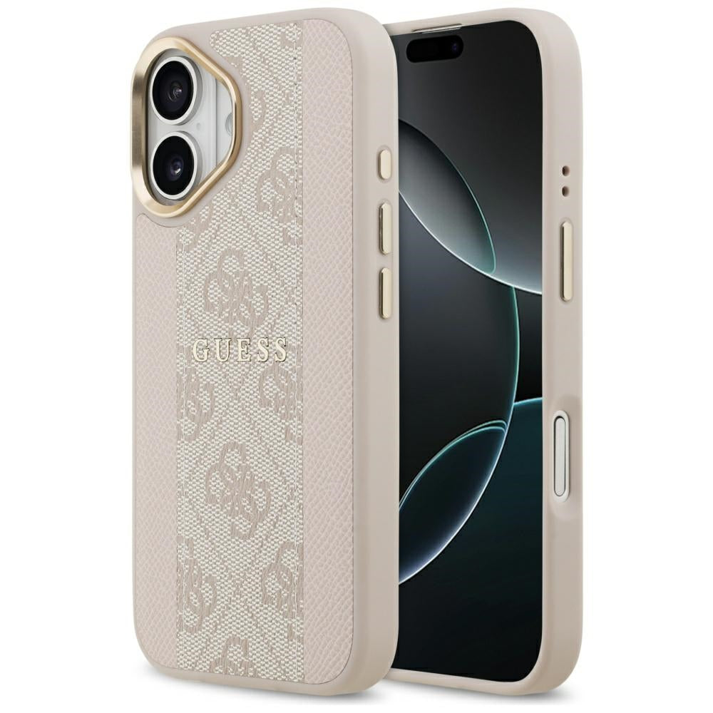 MagSafe cover til Apple iPhone 17, Guess, 4G Stripe, Pink