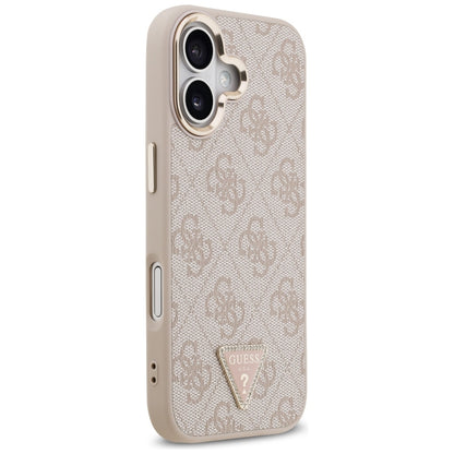 MagSafe cover til Apple iPhone 17, Guess, 4G Triangle Logo, Gylden Rosa