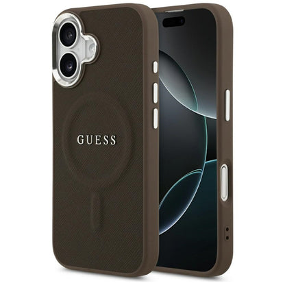 MagSafe cover til Apple iPhone 17, Guess, Classic Logo, Brun