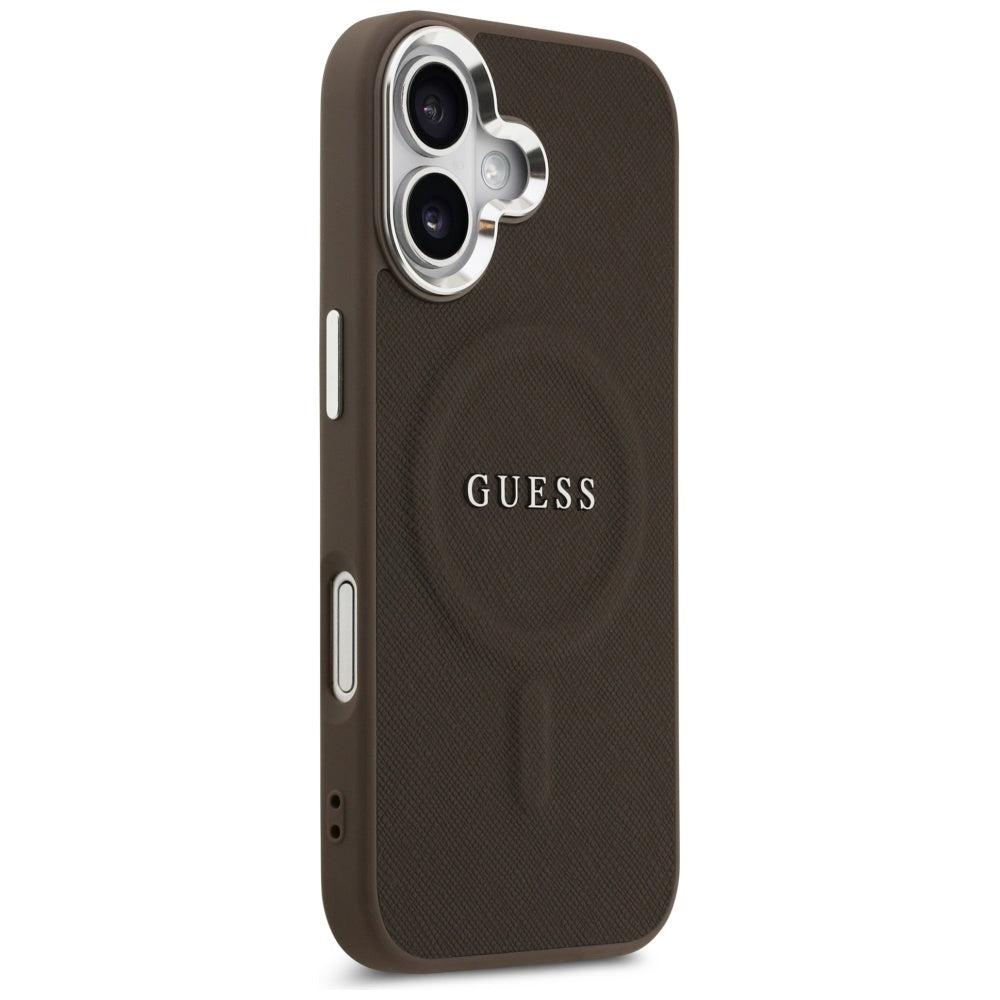 MagSafe cover til Apple iPhone 17, Guess, Classic Logo, Brun