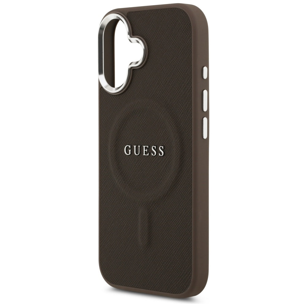 MagSafe cover til Apple iPhone 17, Guess, Classic Logo, Brun