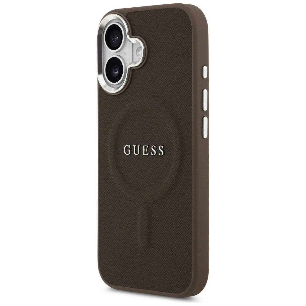 MagSafe cover til Apple iPhone 17, Guess, Classic Logo, Brun