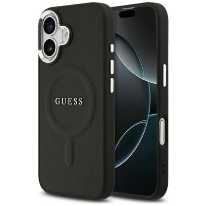 MagSafe cover til Apple iPhone 17, Guess, Classic Logo, Sort