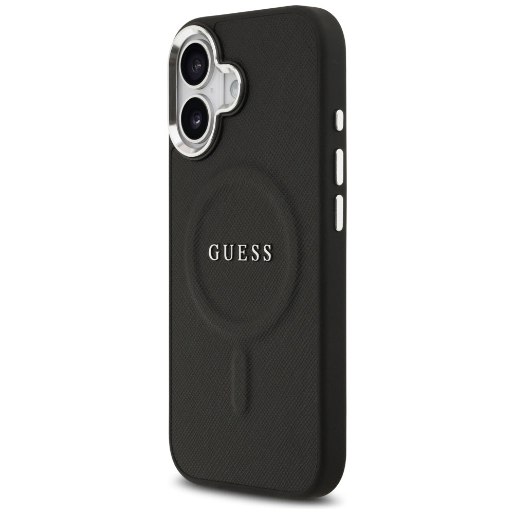 MagSafe cover til Apple iPhone 17, Guess, Classic Logo, Sort