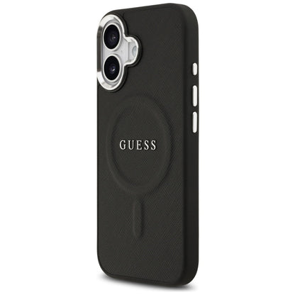 MagSafe cover til Apple iPhone 17, Guess, Classic Logo, Sort
