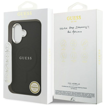 MagSafe cover til Apple iPhone 17, Guess, Classic Logo, Sort