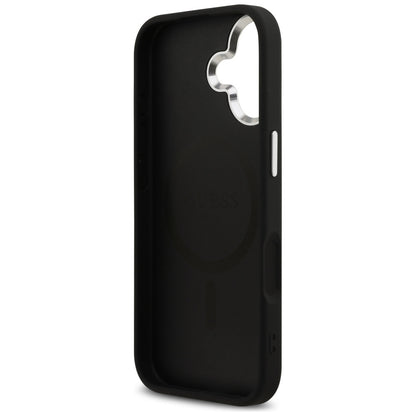 MagSafe cover til Apple iPhone 17, Guess, Glitter Triangle Logo, Sort