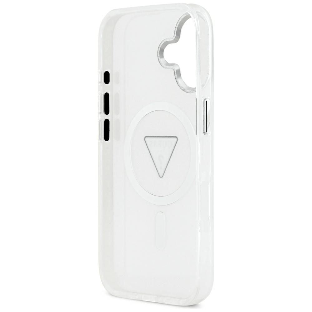 MagSafe cover til Apple iPhone 17, Guess, IML Gradient Triangle Logo, Transparent