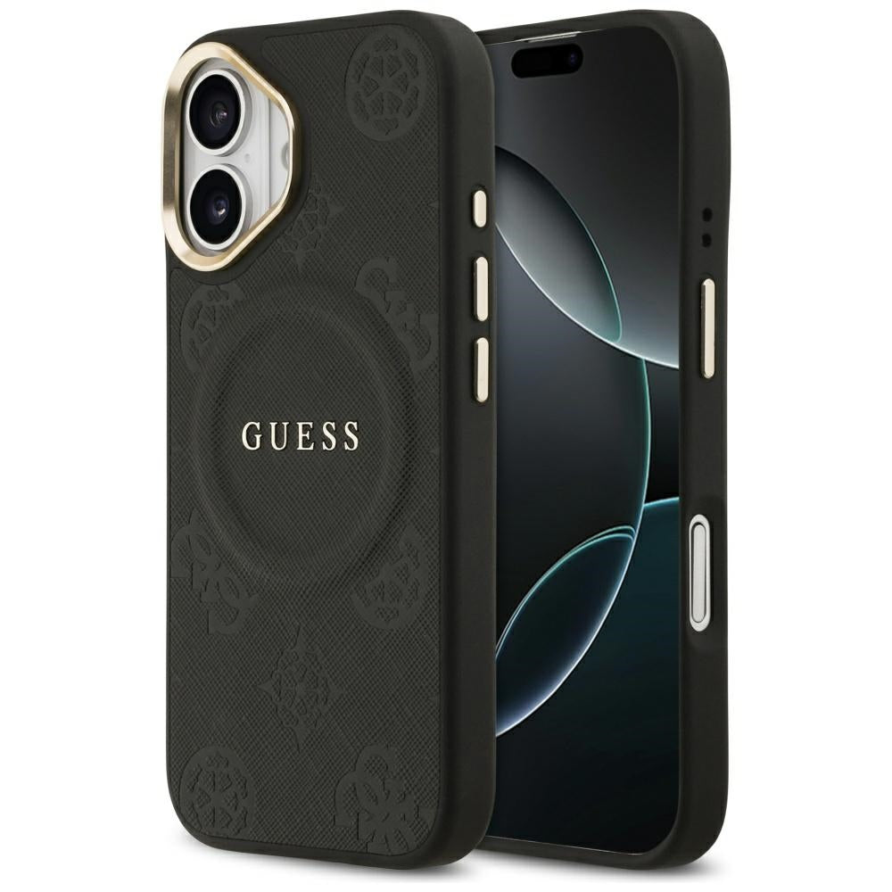MagSafe cover til Apple iPhone 17, Guess, Peony Hot Stamp, Sort