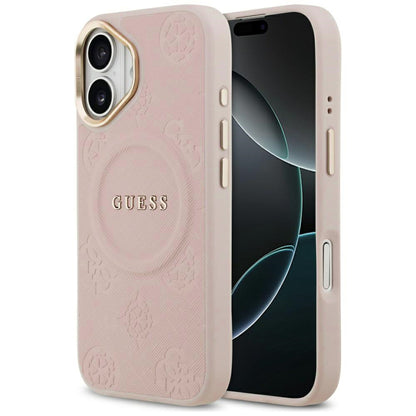 MagSafe cover til Apple iPhone 17, Guess, Peony Hot Stamp, Pink