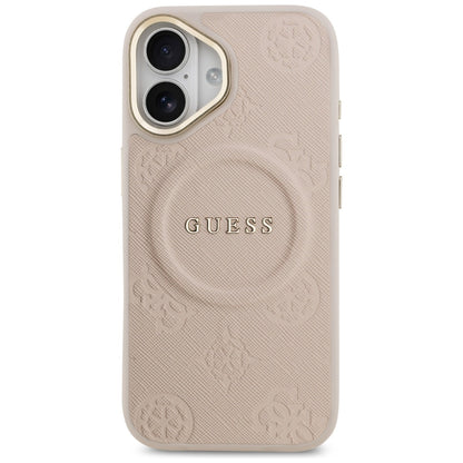 MagSafe cover til Apple iPhone 17, Guess, Peony Hot Stamp, Pink