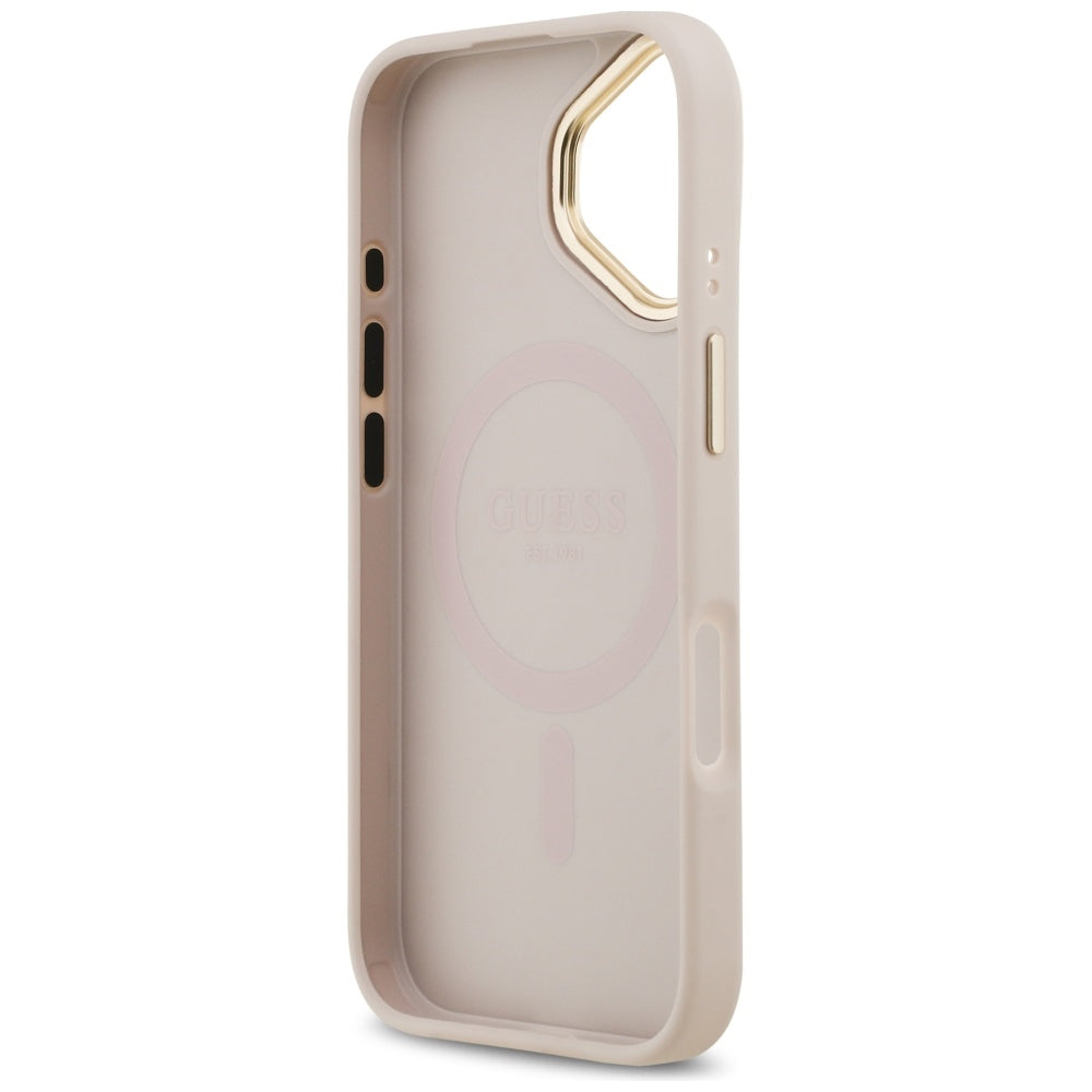 MagSafe cover til Apple iPhone 17, Guess, Peony Hot Stamp, Pink