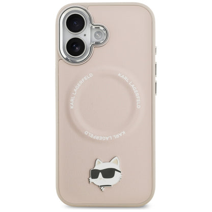 MagSafe Case for Apple iPhone 17, Karl Lagerfeld, Choupette Pin, Pink