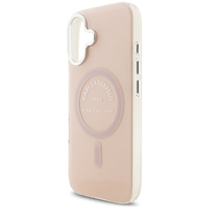 MagSafe cover til Apple iPhone 17, Karl Lagerfeld, IML Logo RSG, Pink