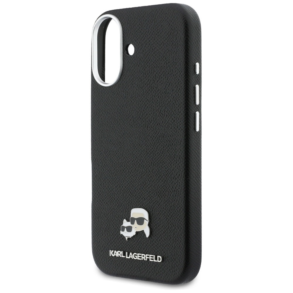 MagSafe cover til Apple iPhone 17, Karl Lagerfeld, Karl & Choupette Head's Pin, Sort