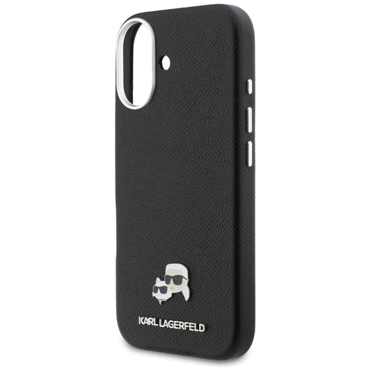 MagSafe cover til Apple iPhone 17, Karl Lagerfeld, Karl & Choupette Head's Pin, Sort