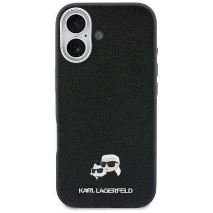 MagSafe cover til Apple iPhone 17, Karl Lagerfeld, Karl & Choupette Head's Pin, Sort