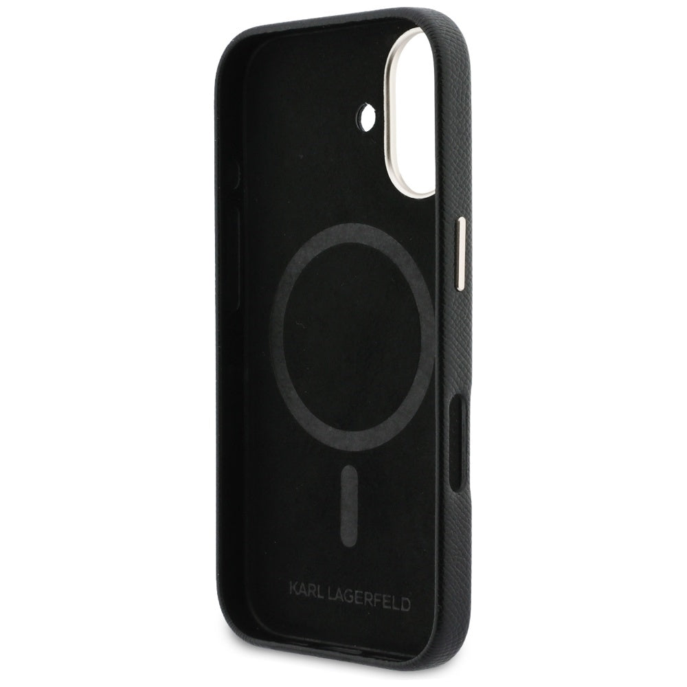MagSafe cover til Apple iPhone 17, Karl Lagerfeld, Karl Head Logo, Sort