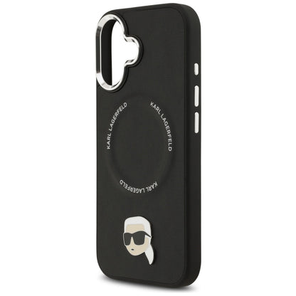 MagSafe cover til Apple iPhone 17, Karl Lagerfeld, Karl Pin, Sort