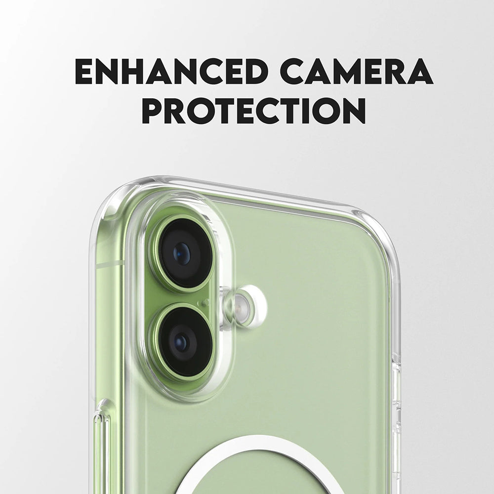 MagSafe cover til Apple iPhone 17, PanzerGlass, med indbygget kickstand, transparent