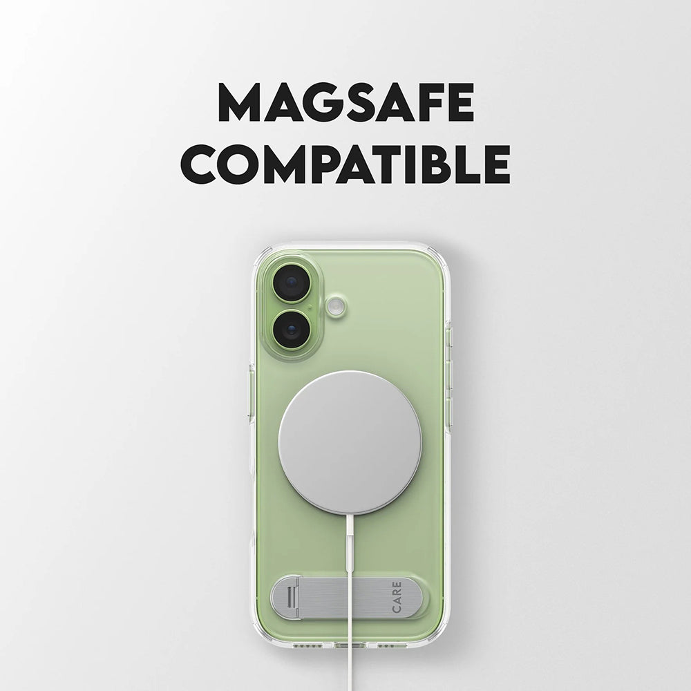 MagSafe cover til Apple iPhone 17, PanzerGlass, med indbygget kickstand, transparent