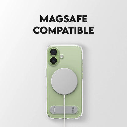 MagSafe cover til Apple iPhone 17, PanzerGlass, med indbygget kickstand, transparent